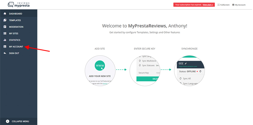 account overview